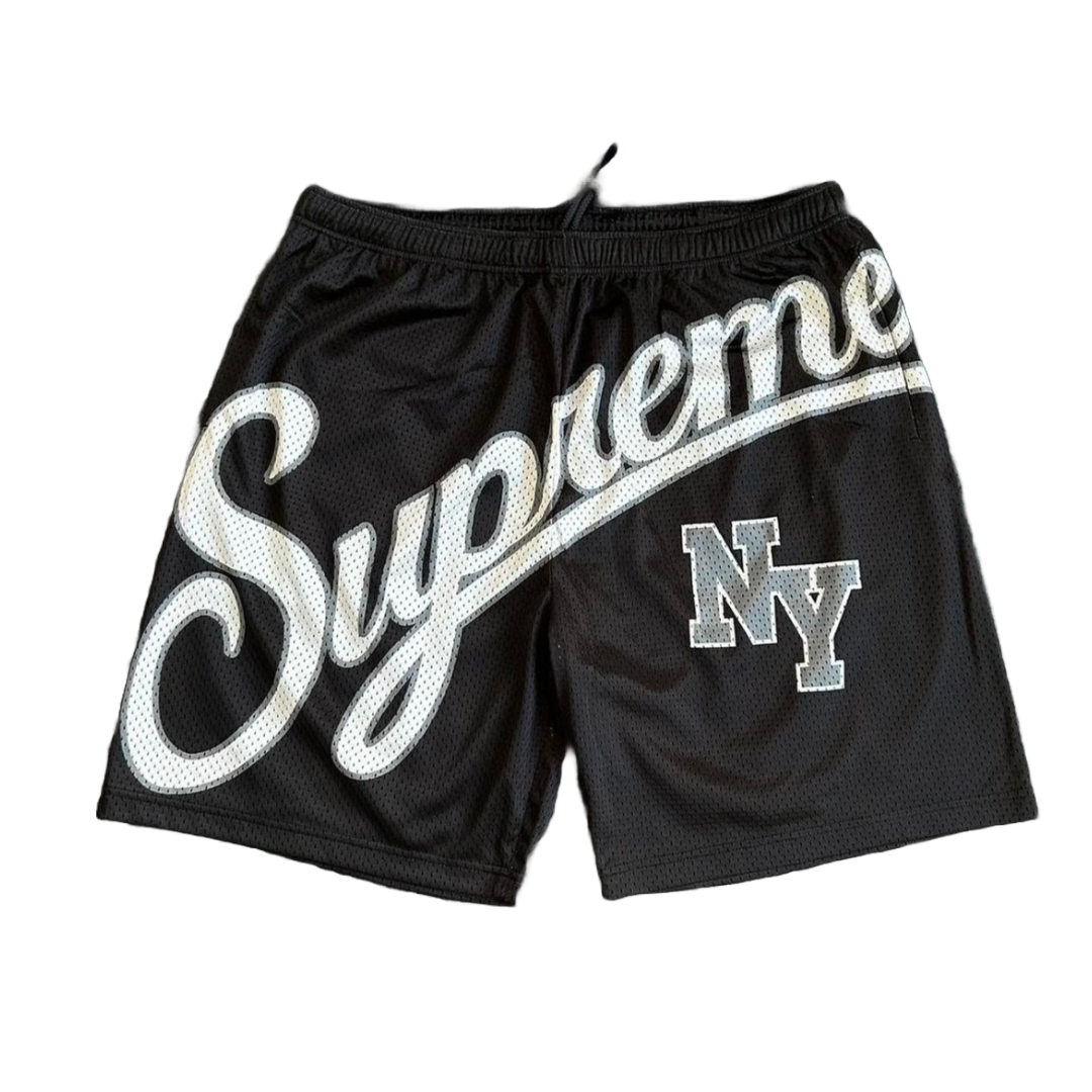Black basketball script shorts