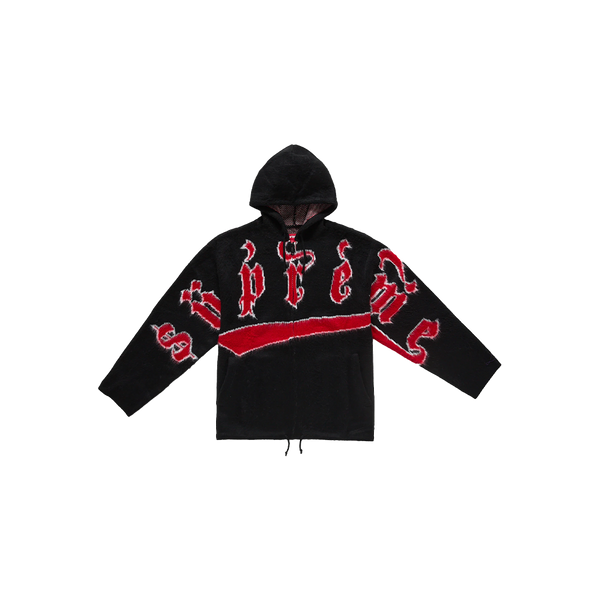 Accent Brushed Zipup Hooded Sweater